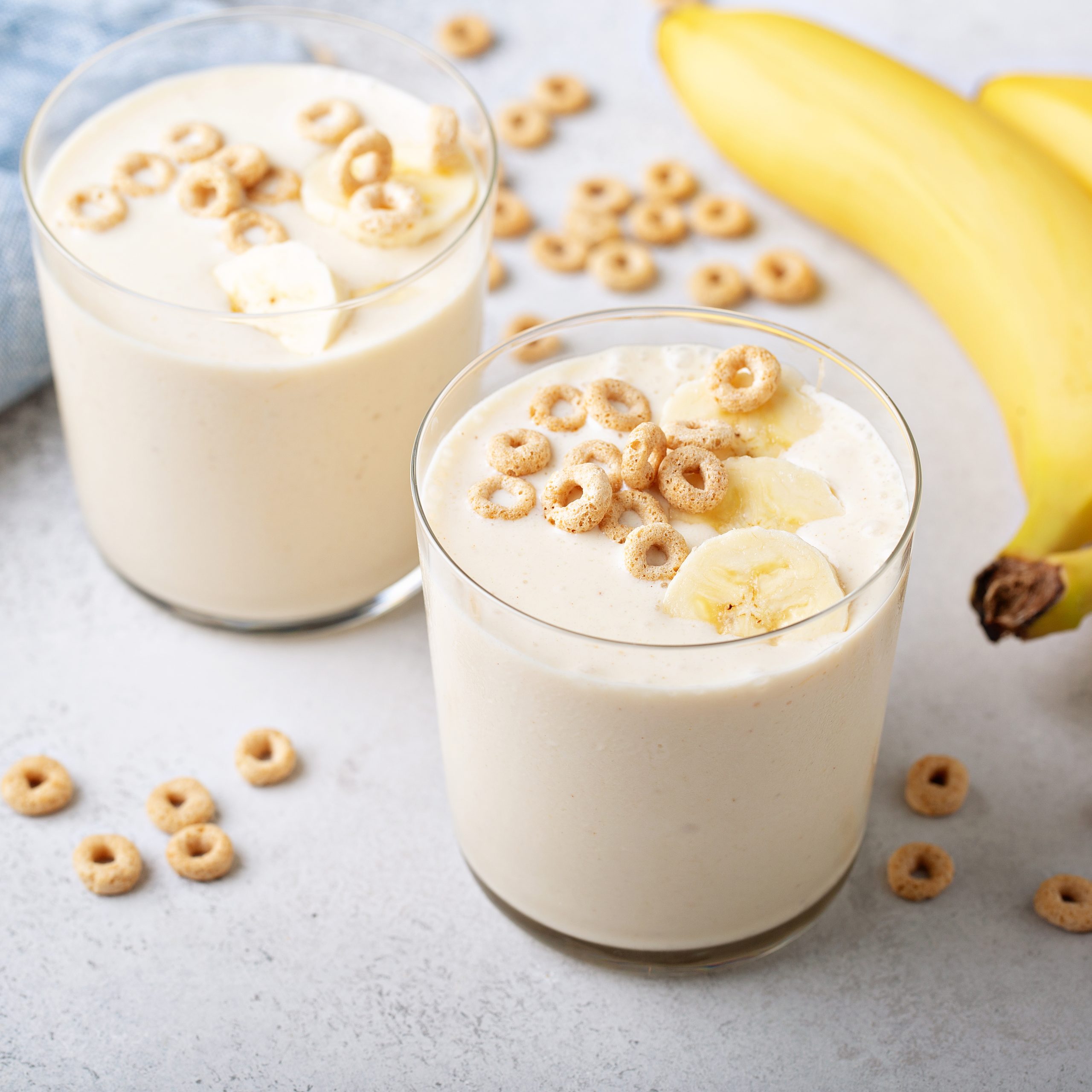 Healthy banana smoothie