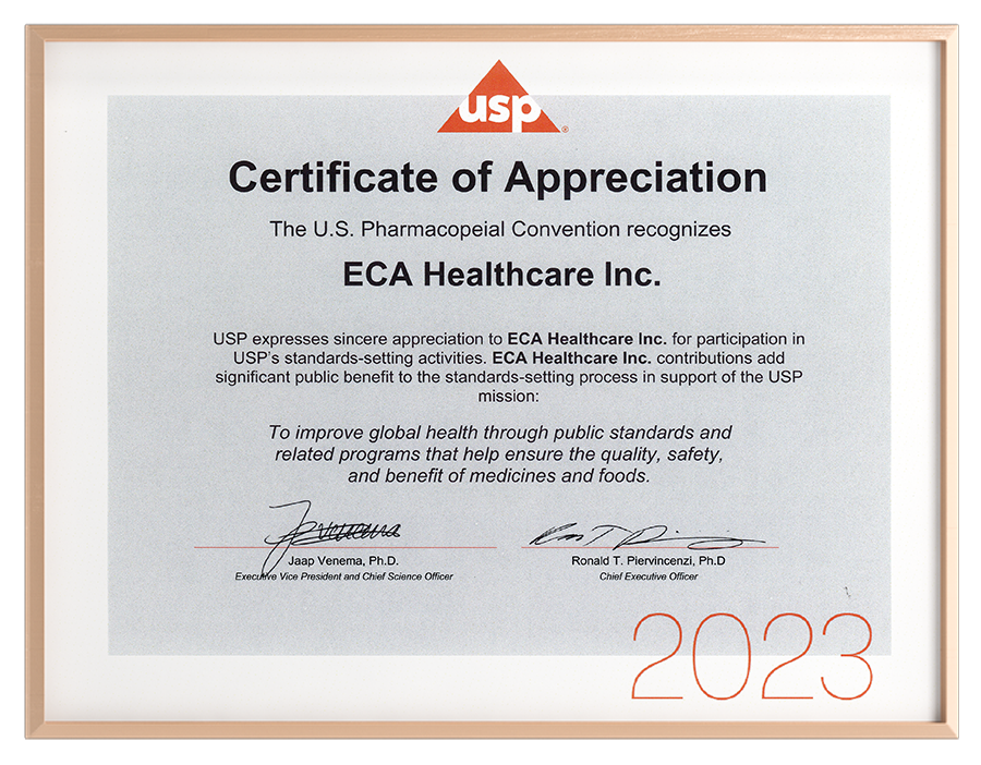 ECA USP awards certificate